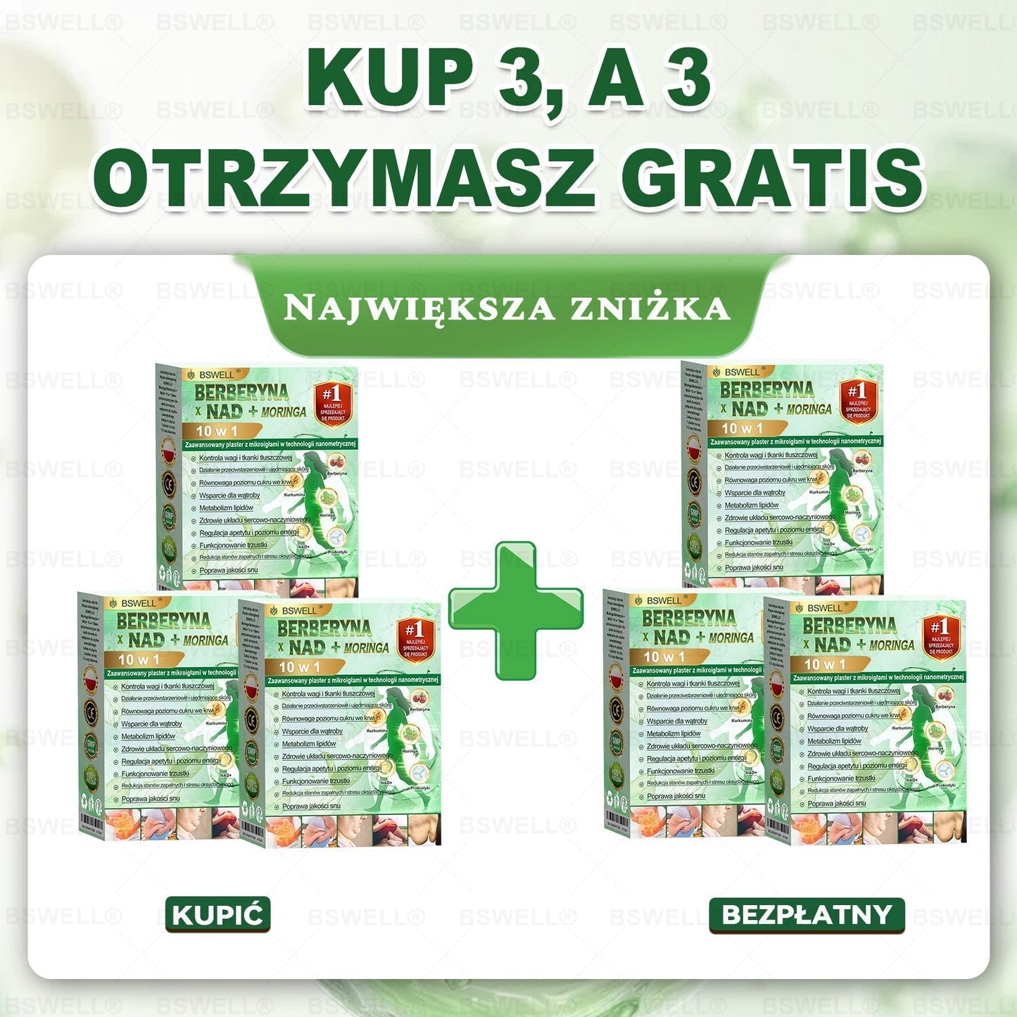 💫💫BSWELL® Nano mikroigłowy plaster wyszczuplający (Raz dziennie, efekty już po 28 dniach ✅ Wspiera odchudzanie, serce, cukrzycę, sen, jelita, stawy i więcej.