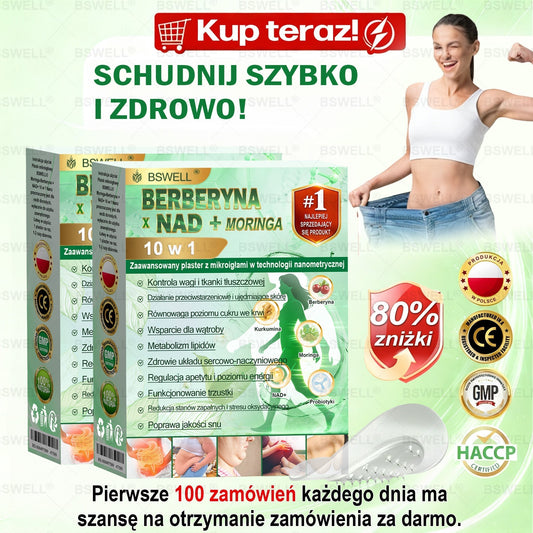 ✅BSWELL® Nano mikroigłowy plaster wyszczuplający (Raz dziennie, efekty już po 28 dniach ✅ Wspiera odchudzanie, serce, cukrzycę, sen, jelita, stawy i więcej.