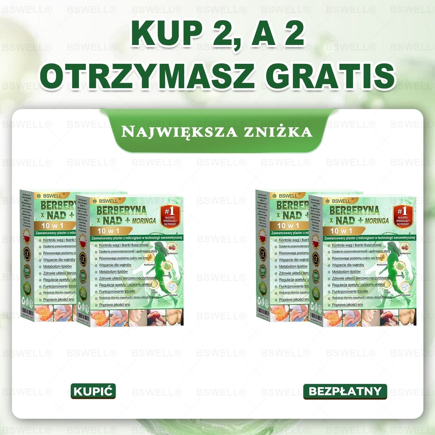 💫💫BSWELL® Nano mikroigłowy plaster wyszczuplający (Raz dziennie, efekty już po 28 dniach ✅ Wspiera odchudzanie, serce, cukrzycę, sen, jelita, stawy i więcej.